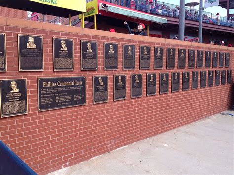 Phillies Wall Of Fame Wall Of Fame Phillies Wall