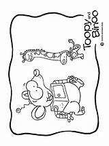 Coloring Pages Toopy Binoo Printable Recommended sketch template