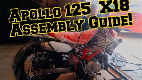 apollo   dirt bike assembly  installation guide diy youtube