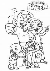 Chota Bheem Coloring Pages Complete Mission Netart Choota Bhm sketch template
