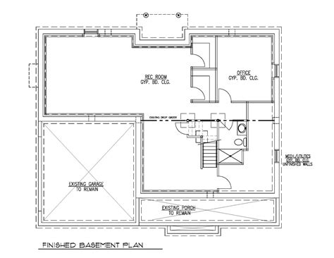 floor plans  basement layout