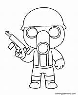 Piggy Torcher Soldier Mask Adopt Coloriage Xcolorings Character Pintar Zizzy Sheets Robby Dino Malvorlagen Soldado Bros Masque sketch template