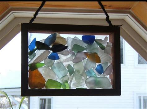 Sea Glass Shadow Box Dream Home Pinterest