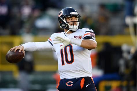 mitchell trubisky isnt worried   compared  patrick mahomes