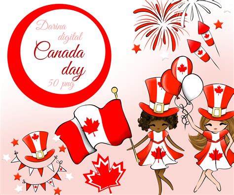 canada day clipart  digitaldesignsandart thehungryjpeg