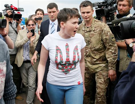 ukraine s nadiya savchenko returns to russia after pardon