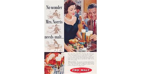 for the wife mother homemaker and hostess who needs a drink vintage beer ads for women