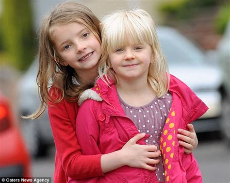 hero girl six wins award for risking her life after pushing three year old sister out of path
