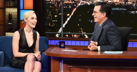 Saoirse Ronan Explains On ‘late Show’ Why People Are