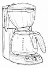 Coloring Pages Coffee Machine sketch template