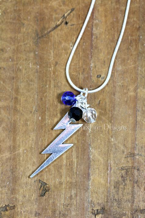 lets  bolts handmade tampa bay lightning bolts necklace nhl hockey