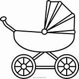 Baby Carriage Coloring Clipart Drawing Pages Getdrawings Bebe Dibujo Coche Gold Stroller Kawaii Icons Vector Getcolorings Printable Colori sketch template