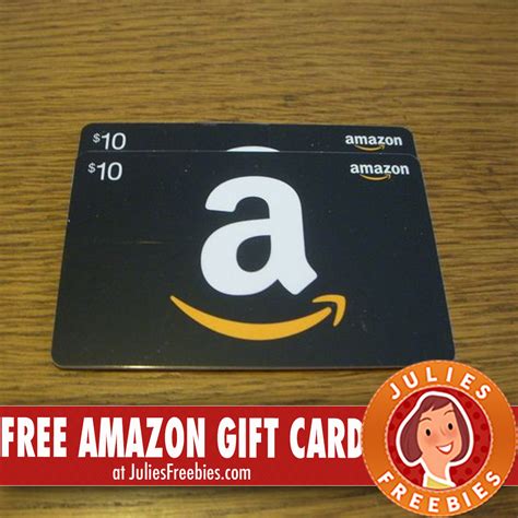 amazon gift card julies freebies