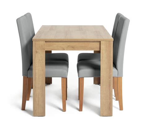 argos home miami extendable dining table  chairs reviews