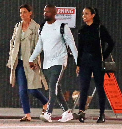 Katie Holmes Jamis Foxx Hold Hands On Date With His Daughter