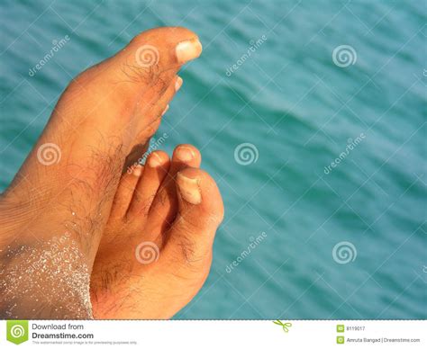 relaxing feet stock image image  relaxing sand cross