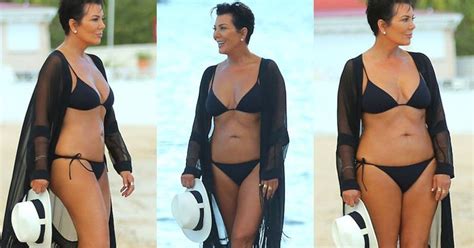 fit at 59 kris jenner shows off amazing bikini body on st barts shore