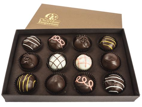 assorted chocolates box 12pc chocolate emporium