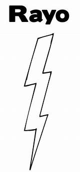 Rayos Rayo Bigotes Lightning sketch template