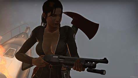 Secret Agent Zoey Suit Version Left 4 Dead 2 Gamemaps