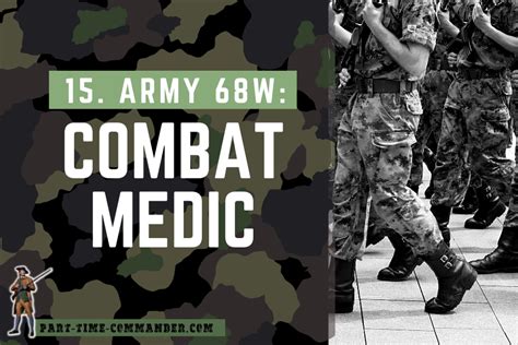 army  mos combat medic duties job description