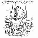 Optimus Transformer Mewarnai Malvorlage Optimas Bumblebee Sketsa Sketchite sketch template