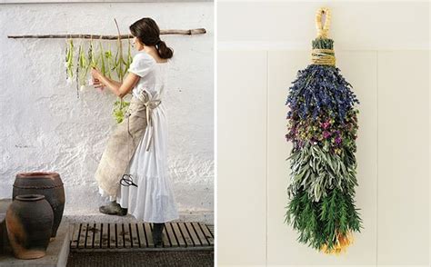 17 Ideas For Decorating With Dried Herbs Drying Herbs
