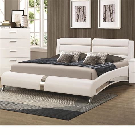 White Wood California King Size Bed Steal A Sofa