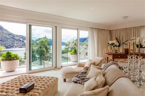 Luxurious Bedroom Sitting Area With Sliding Glass Doors Hgtv