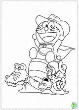 Doraemon Coloring Dinosaur Dorayaki Dinokids sketch template