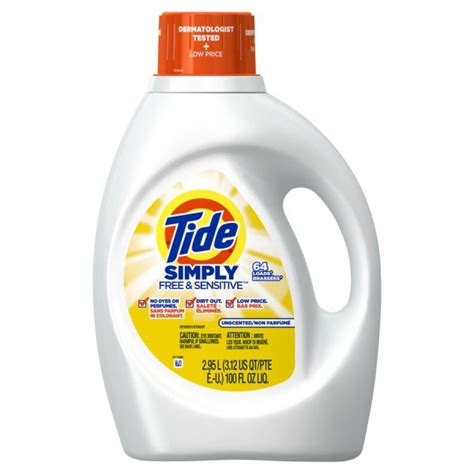 tide  fl oz unscented  liquid laundry detergent sale