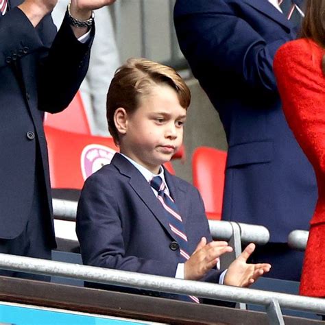 Prince George Looked Like A Tiny Businessguy At Euro 2020