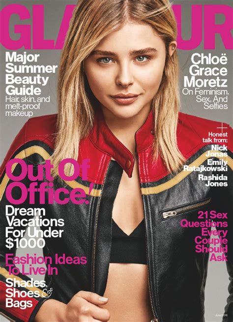 Chloë Grace Moretz Is Wearing Captain Marvels Jacket On The Cover Of