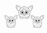 Coloring Furby Pages Printable Sheet Furbie Kids Sheets Print Collection Popular sketch template
