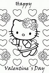 Coloring Pages Valentine Printable Popular sketch template