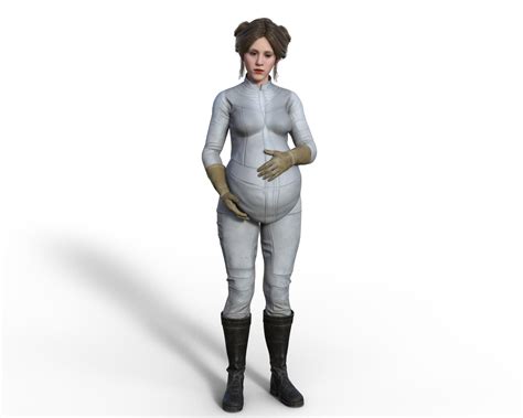 Pregnant Leia 2019 Angle 1 By Fleetadmiral01 On Deviantart