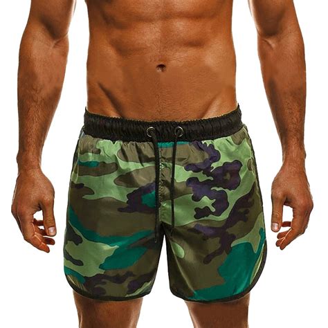 Camouflage Swimwear Men Swim Shorts Swimming Trunks Chamsgend Surf