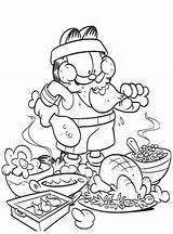 Coloring Pages Food Junk Garfield Chain Unhealthy Thanksgiving Color Cute Healthy Choices Good Printable Sheets Cartoon Foods Clipart Getcolorings Print sketch template