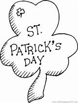 Shamrock Coloring Pages Printable St Print Color Patrick Shamrocks Holidays Getcolorings Popular Getdrawings Coloringhome sketch template