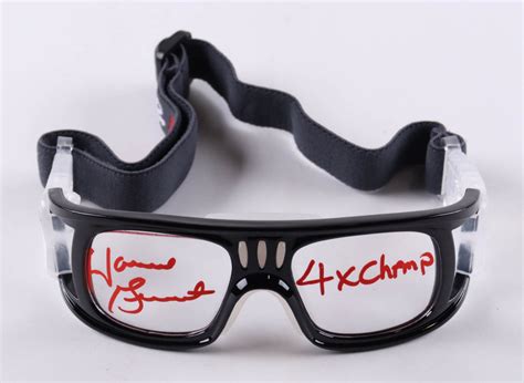 horace grant signed goggles inscribed  champ jsa pristine auction