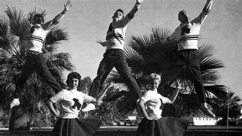 University Of Arizona Cheerleaders Circa 1955 Special Collections