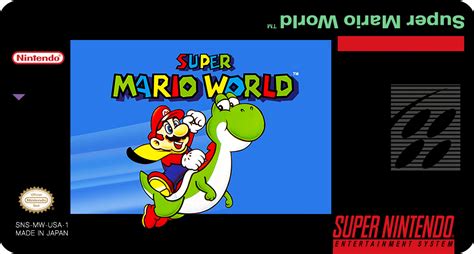 label super mario world snes  labelsnes  deviantart super mario world mattel arcade