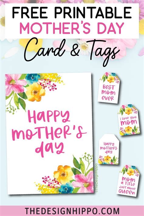 printable mothers day gift tags