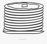 Pancakes Clipartkey sketch template