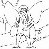 Fairy Tooth Coloring Pages Colouring Print Dental sketch template