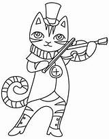 Embroidery Designs Fiddle Cat Coloring Handmade Rhymes Nursery Urbanthreads sketch template