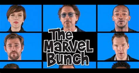 The Avengers Infinity War Cast Parodies The Brady Bunch