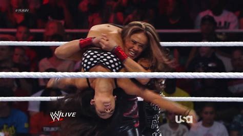 Wwe Raw Aj Brooks As Aj Lee Vs Tamina Snuka Point Outfit