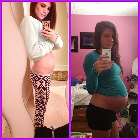pregnant teen selfie bobs and vagene