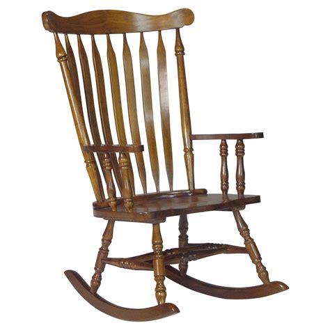 international concepts slat  indoor wood rocking chair walmartcom
